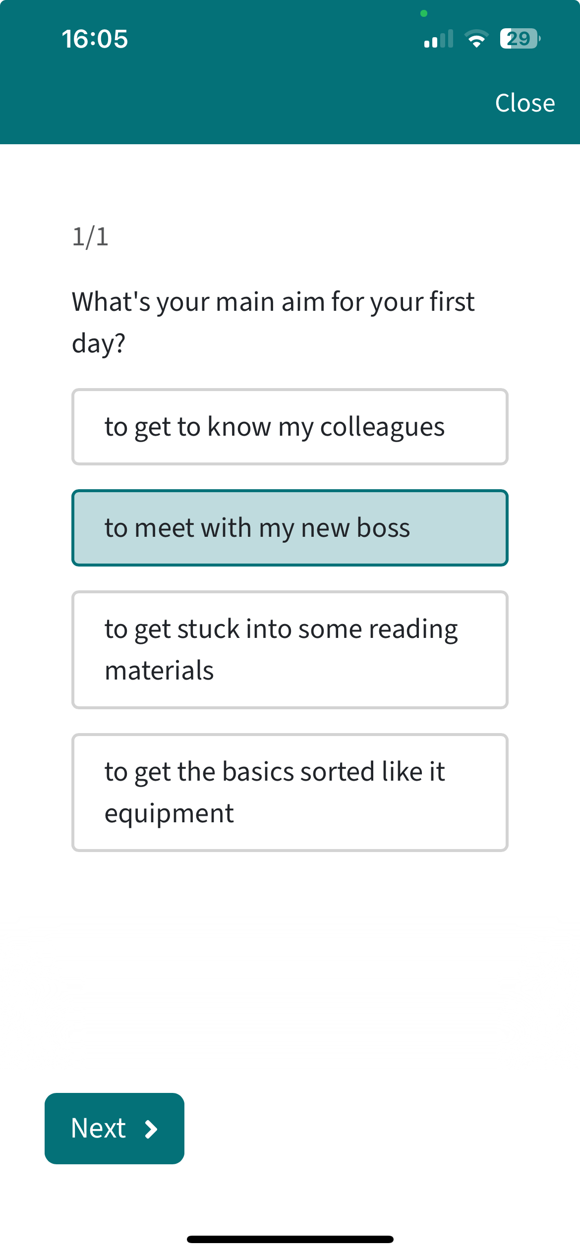 Mini surveys screenshot - to complement your qualitative research projects